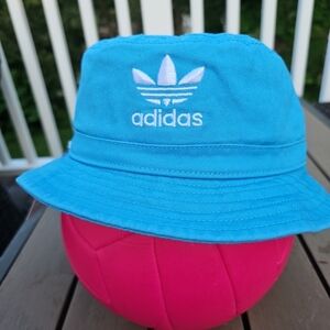 Adidas Originals Washed Bucket Hat Sky Rush blue/white